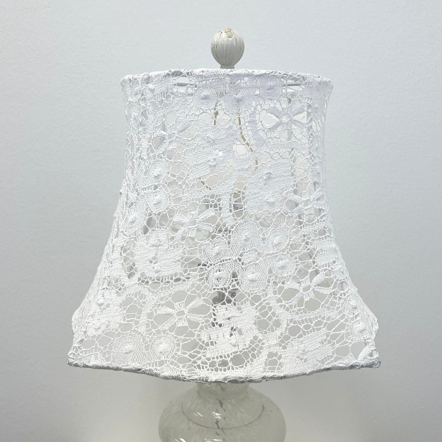 Sample Sale: Cotswold White Lace Lampshade