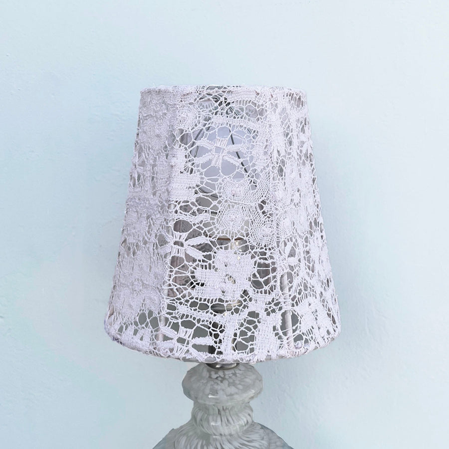 Petit Lace Lampshade - Pink