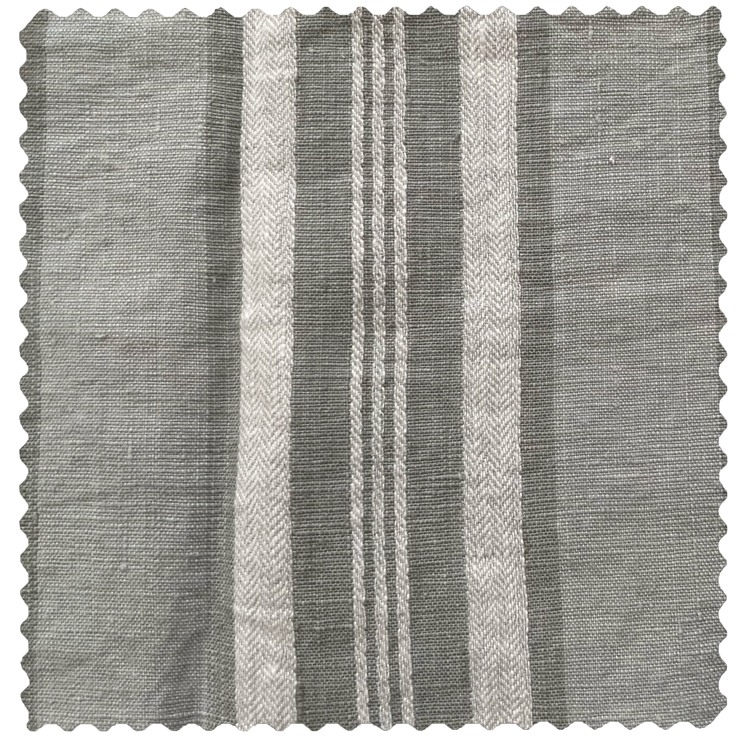 Twin / Puckered Stripe Teal Linen