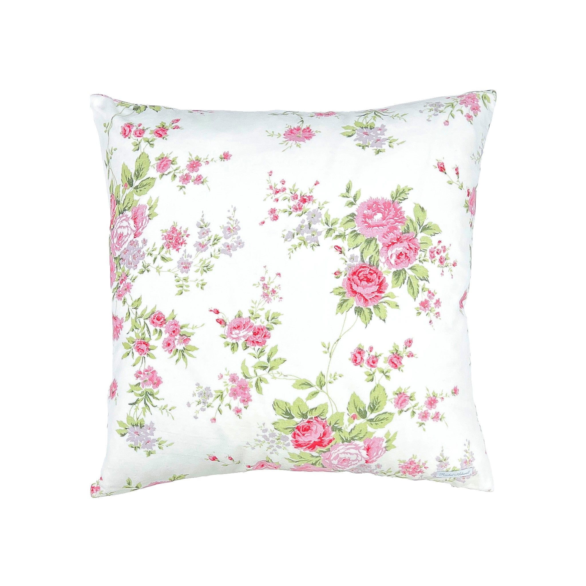 High End Luxury Designer Velvet Floral 'amaranth' Handmade Cushion