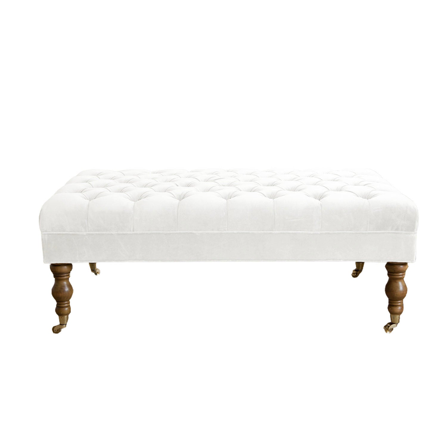 Liliput Tufted Ottoman with Caster Legs - by Rachel Ashwell