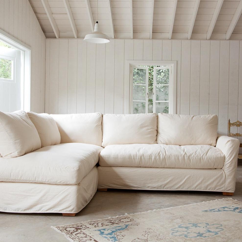 Simple Sectional Sofa | Rachel Ashwell Shabby Chic Couture