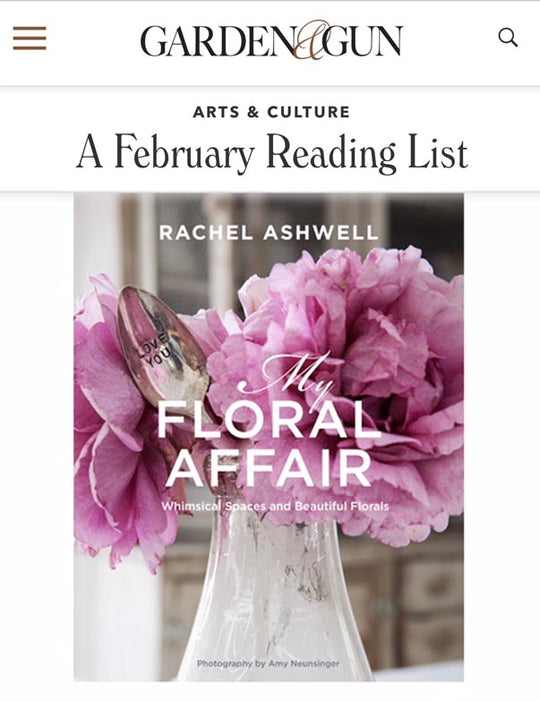 GARDEN & GUN'S READING LIST - FEBRUARY 2018 - 