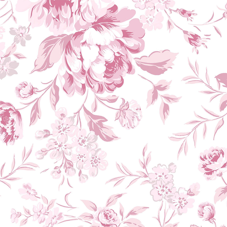 Romantic Rose Pink Wallpaper - Swatch