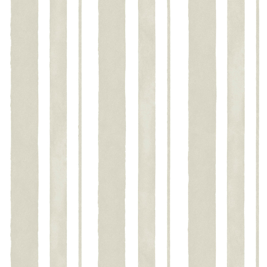 Watercolour Stripe Green Wallpaper