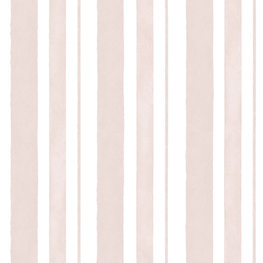 Watercolour Stripe Pink Wallpaper