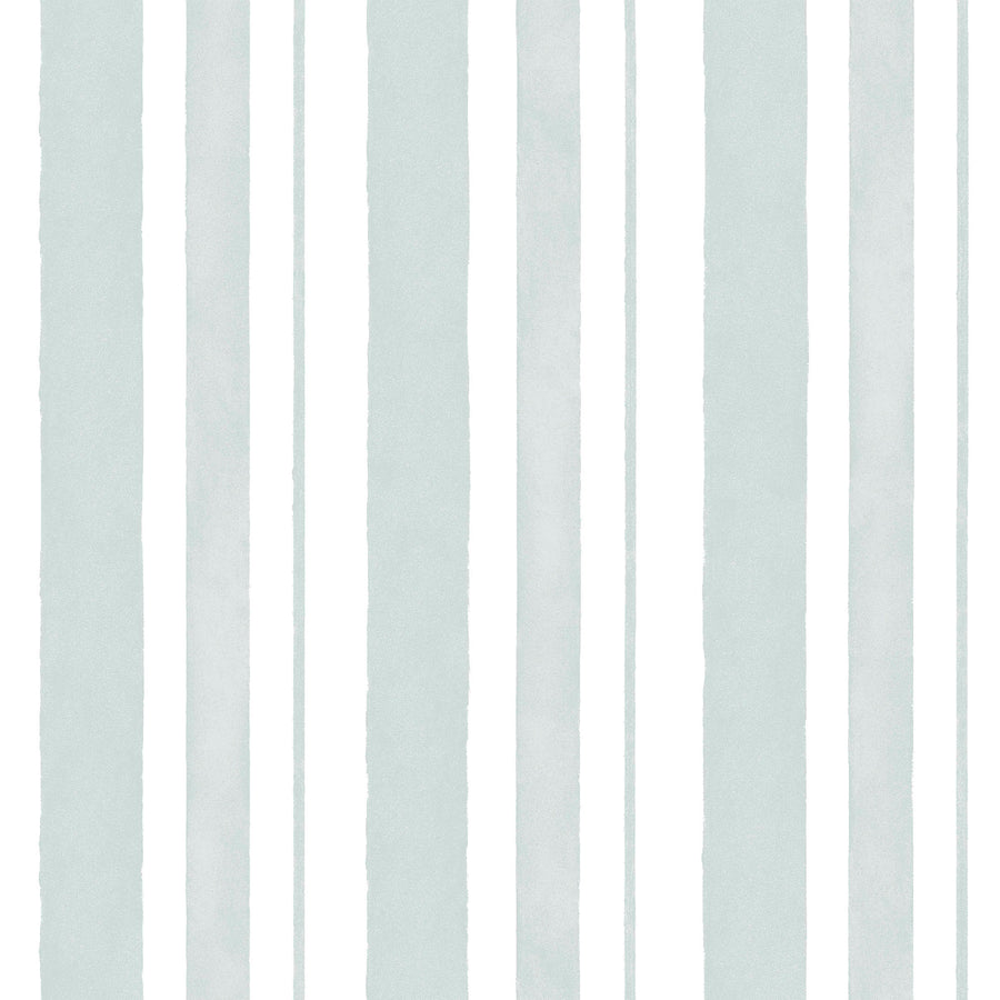 Watercolour Stripe Blue Wallpaper