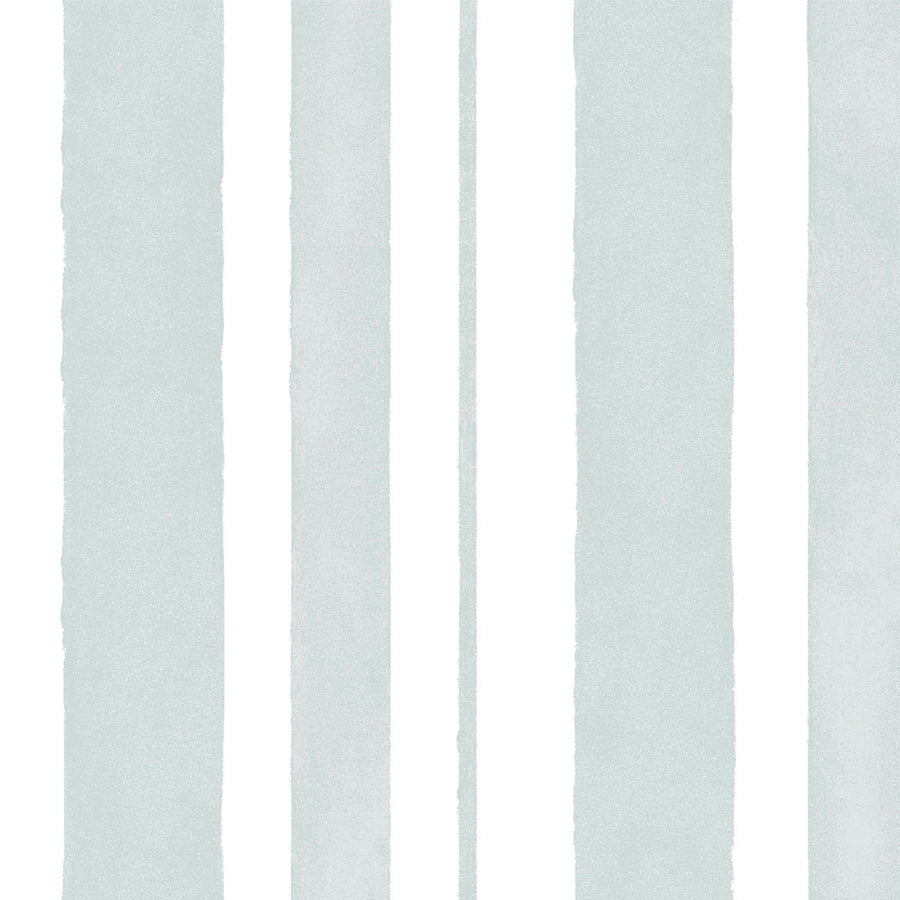 Watercolour Stripe Blue Wallpaper - Swatch