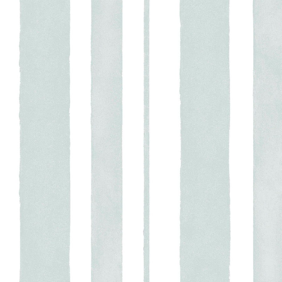 Watercolour Stripe Blue Wallpaper