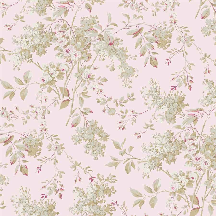 Chelsea Pink Wallpaper - Swatch