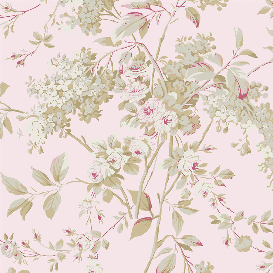 Chelsea Pink Wallpaper - Swatch