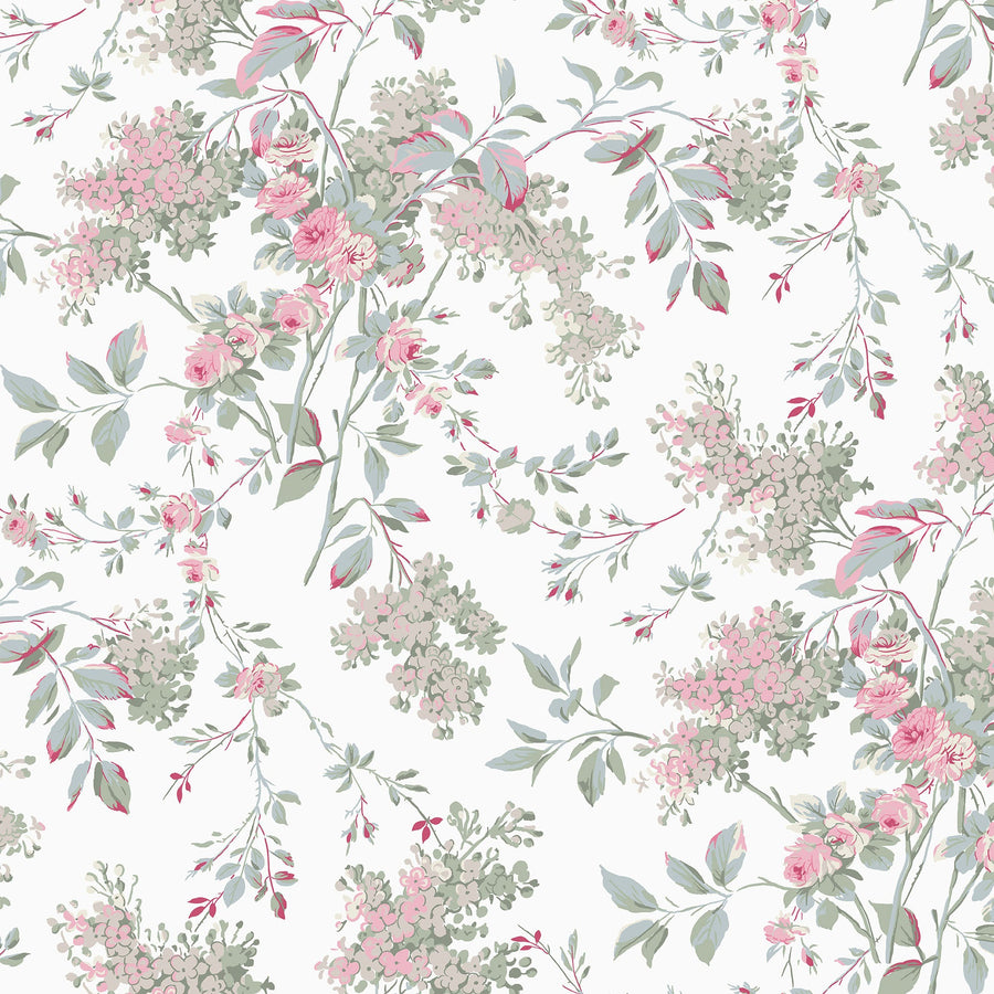 Chelsea White Wallpaper - Swatch