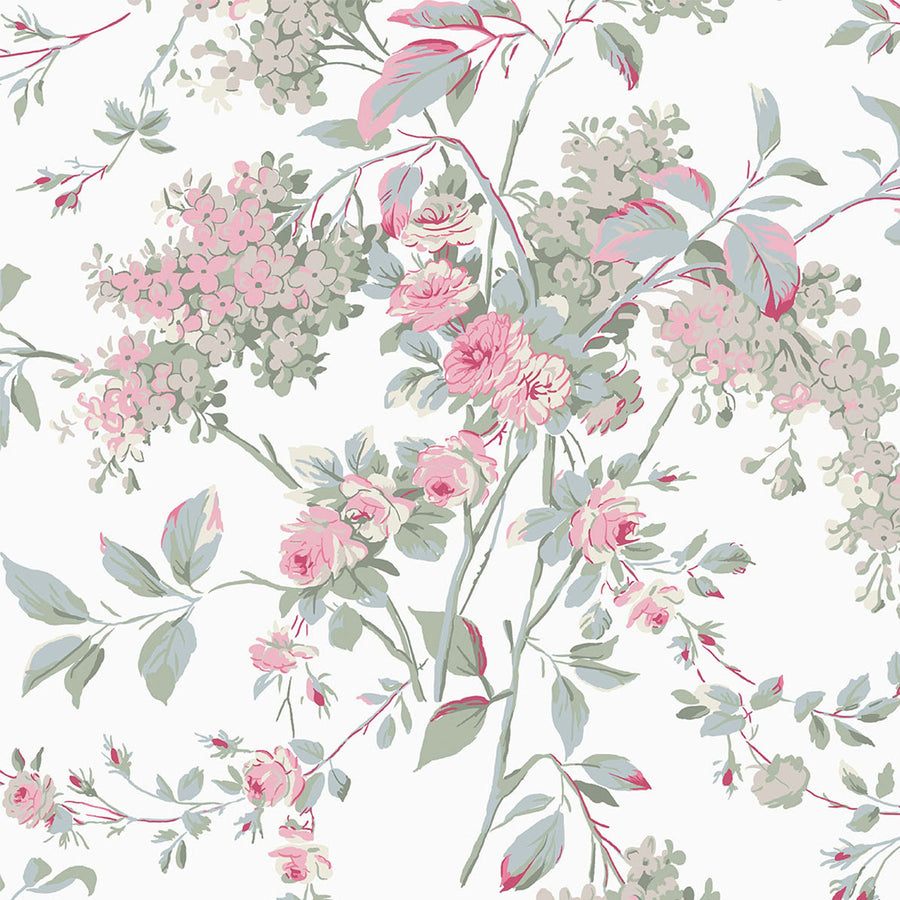 Chelsea White Wallpaper - Swatch