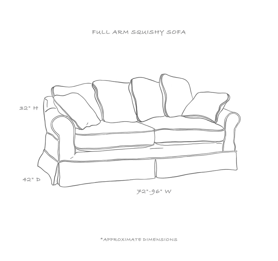 Squishy Full Arm Sofa