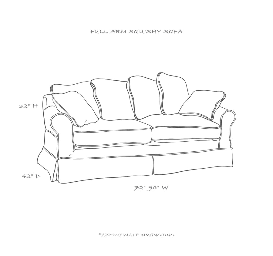 Full Arm Squishy Sofa