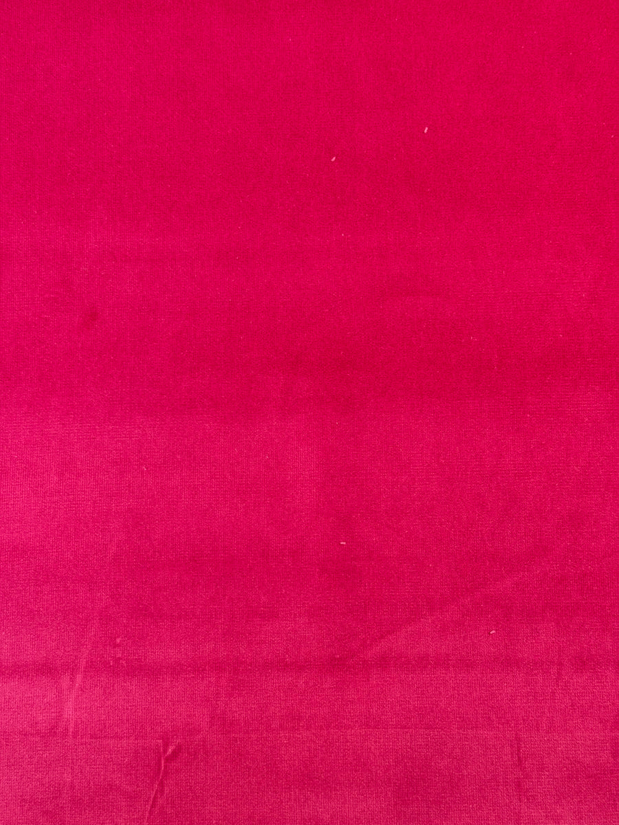 Fabric Sale - Fuchsia Velvet