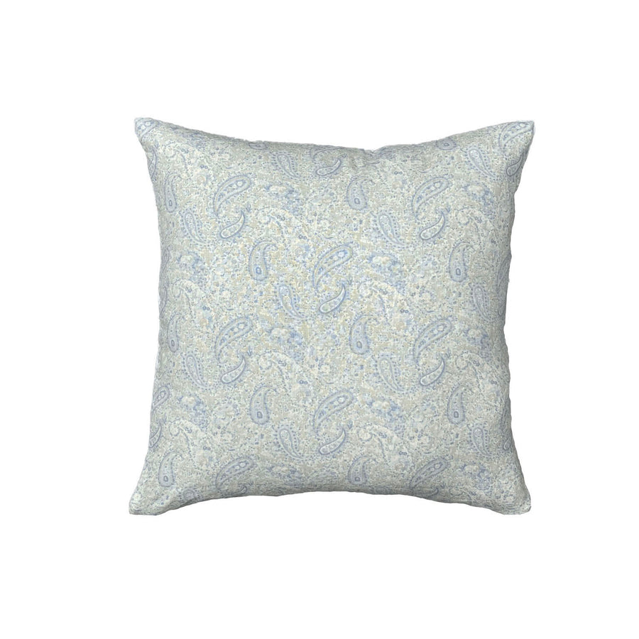 Blue Paisley Pillow