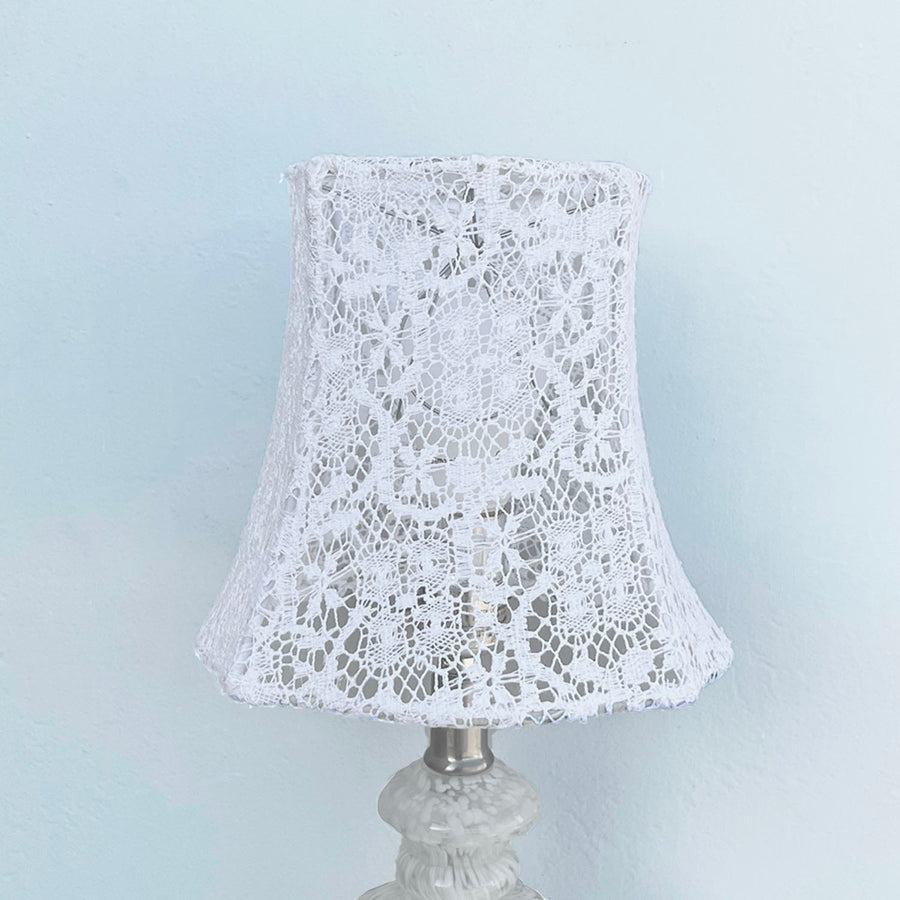 Petit Lace  Lamp Shade - White
