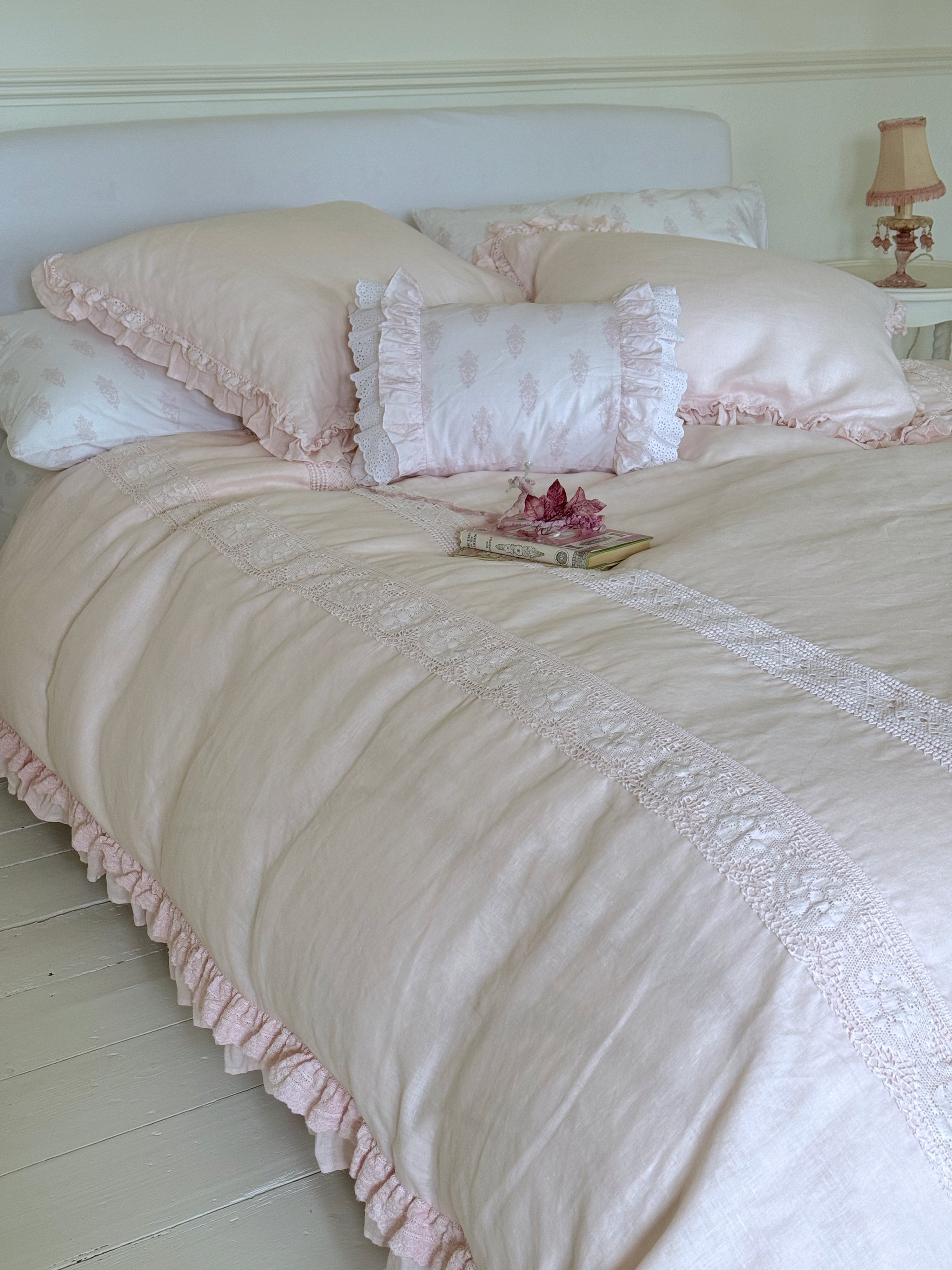 Shabby chic pillow shams hotsell
