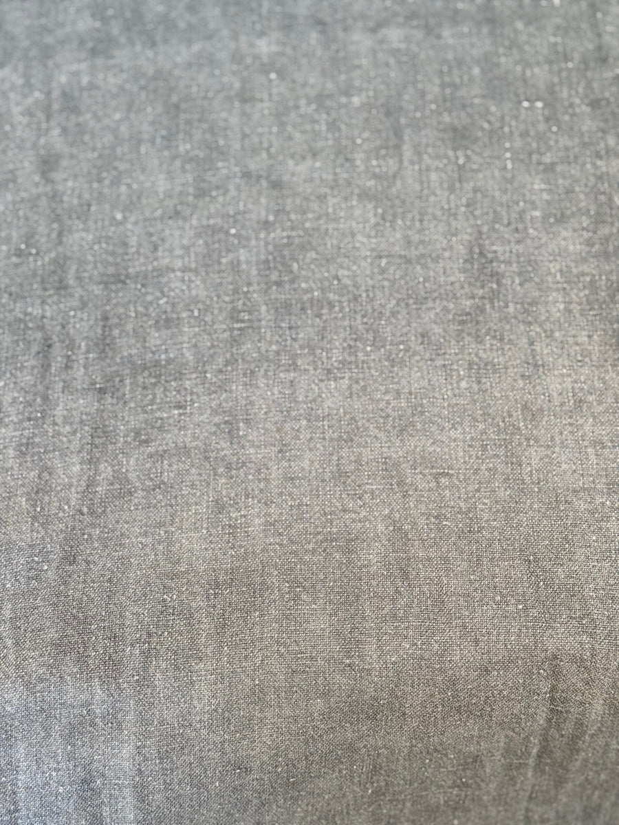 Fabric Sale - Stone Washed Charcoal Linen