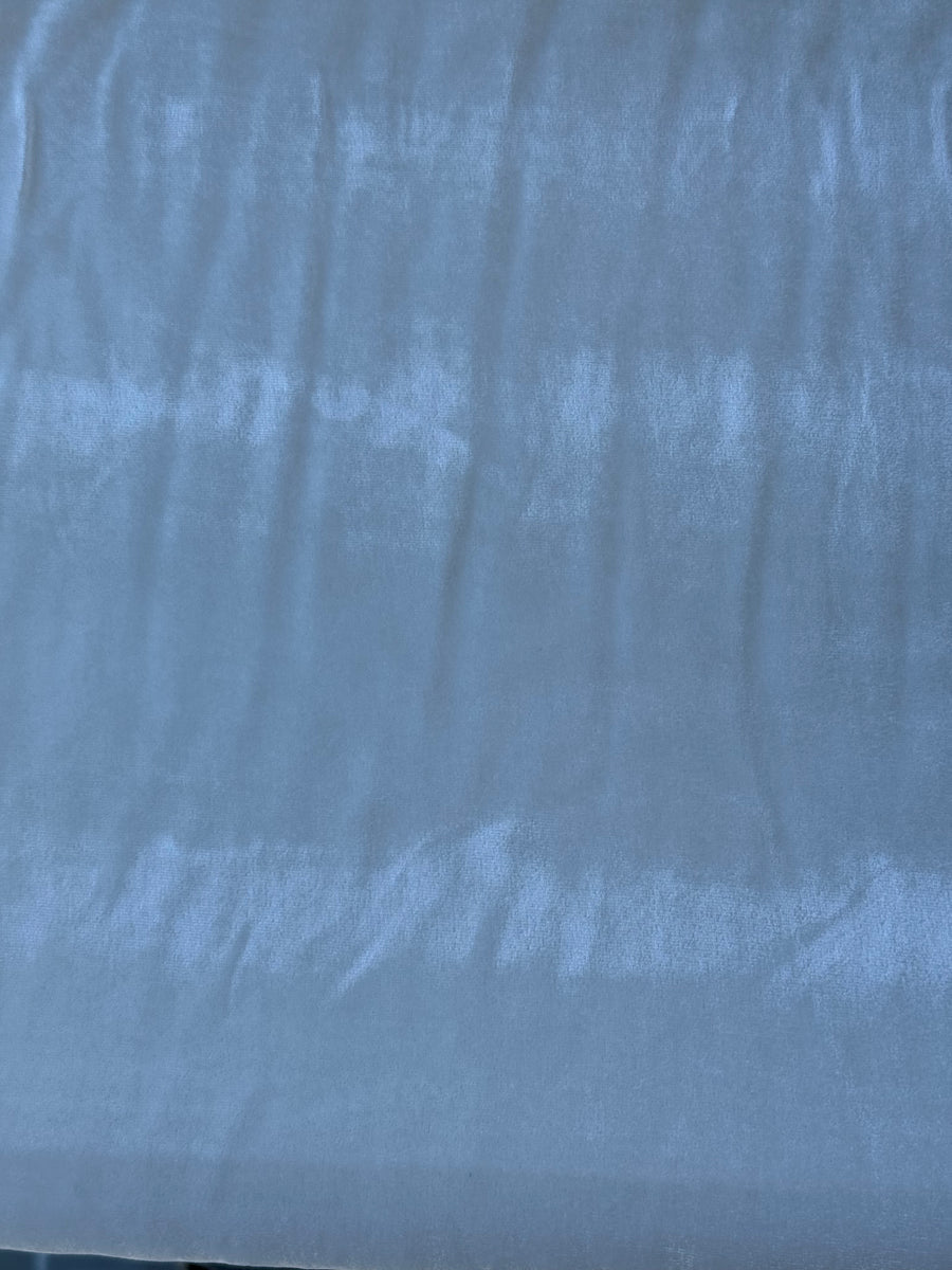 Fabric Sale - White Silk Rayon Velvet