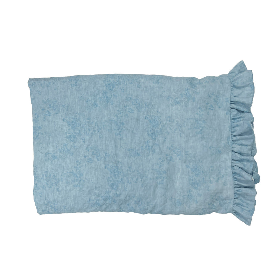 Watermark Overdye Blue Velvet Throw