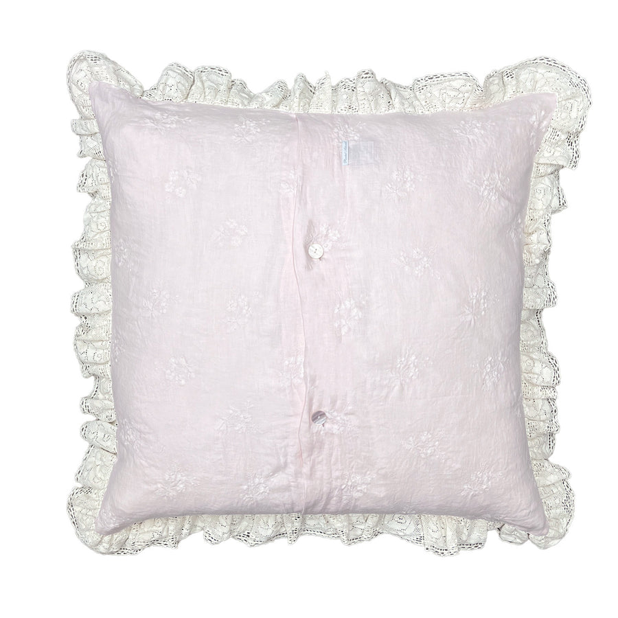 Pink Lace Euro Pillow