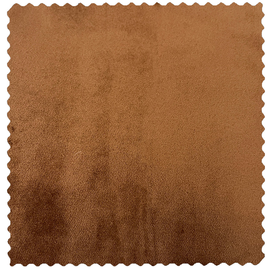 Velvet Fabric Sale - Cognac Velvet