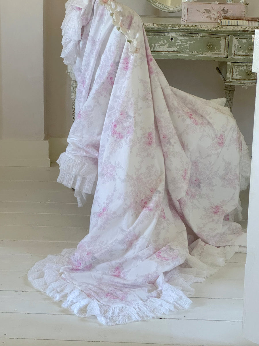 Shabby Chic Decorative Throw Blankets for Living Bedrooms