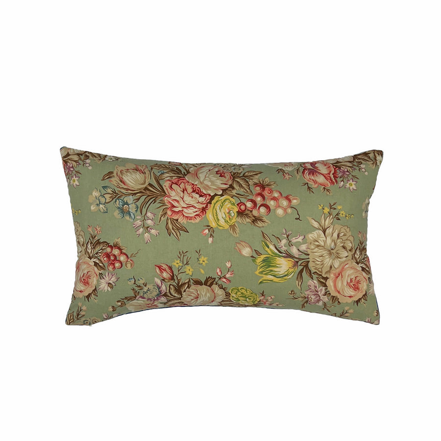 Antoinette Blue Floral - Vintage Pillow P