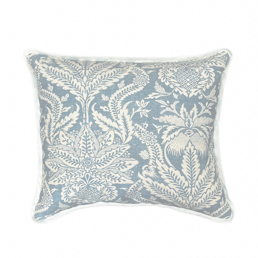 Bennison Liliana Pale Blue on Oyster Linen - 17