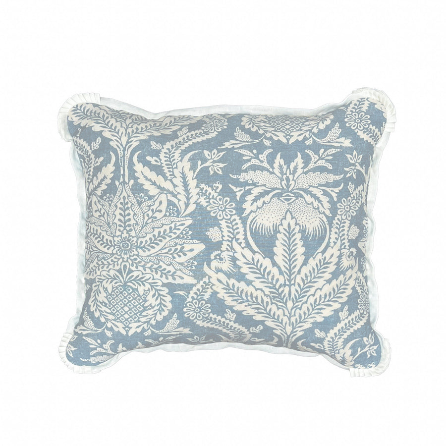 Bennison Liliana Pale Blue on Oyster Linen - 17