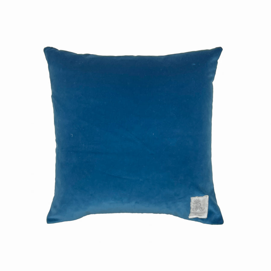 Blue Dahlia - Vintage Pillow L