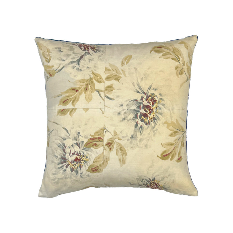 Blue Dahlia - Vintage Pillow L