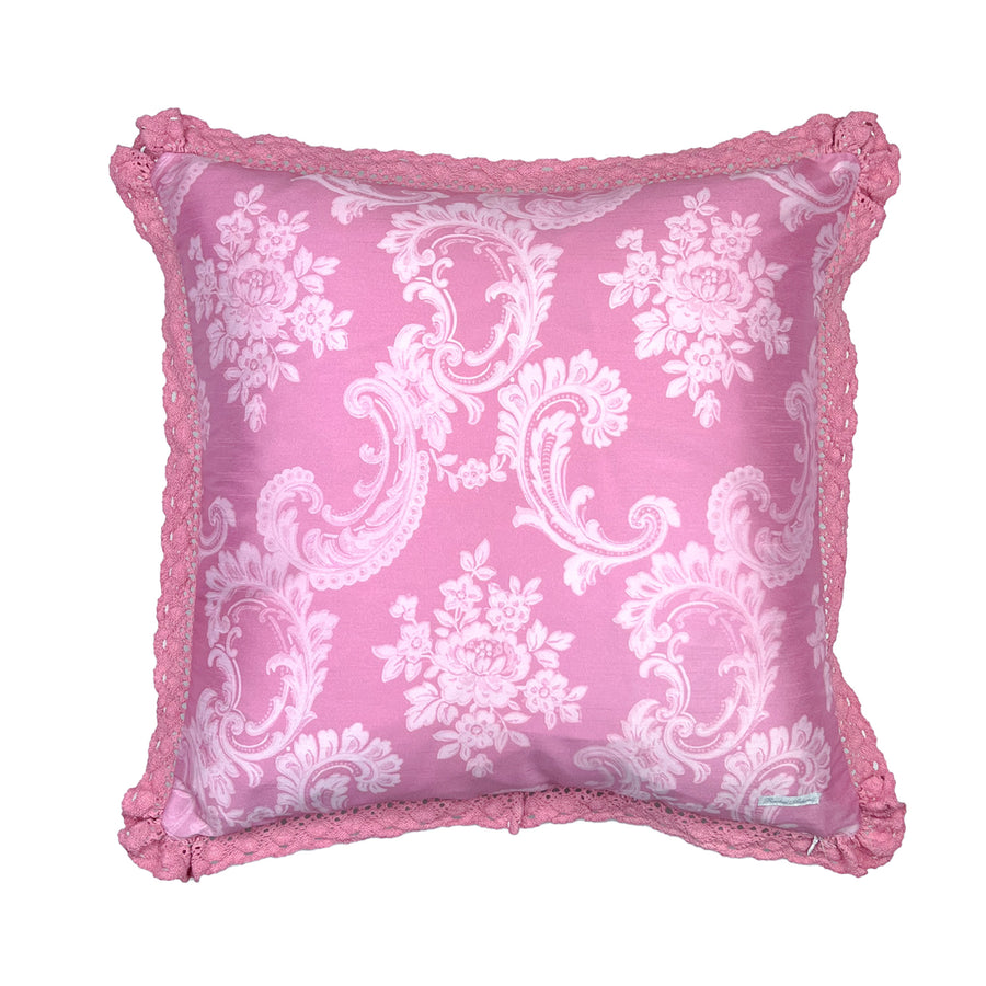 Pink Paisley Pillow
