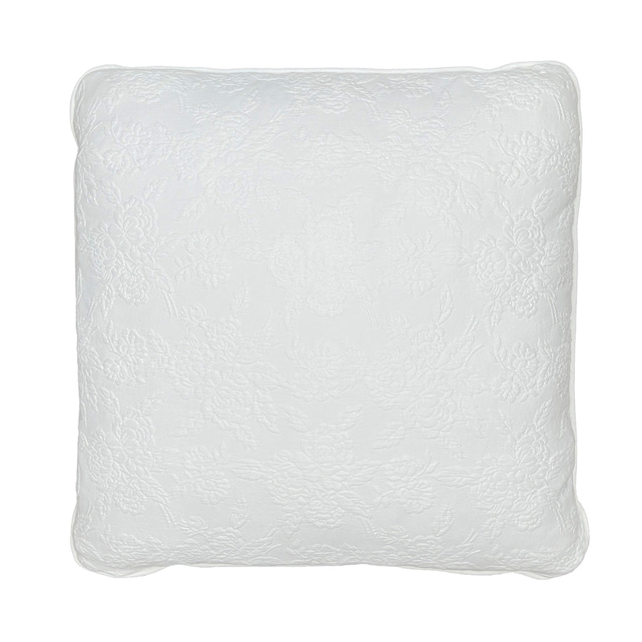 Sample Sale - Multi Back Cushion - Rose Matelasse / White Denim