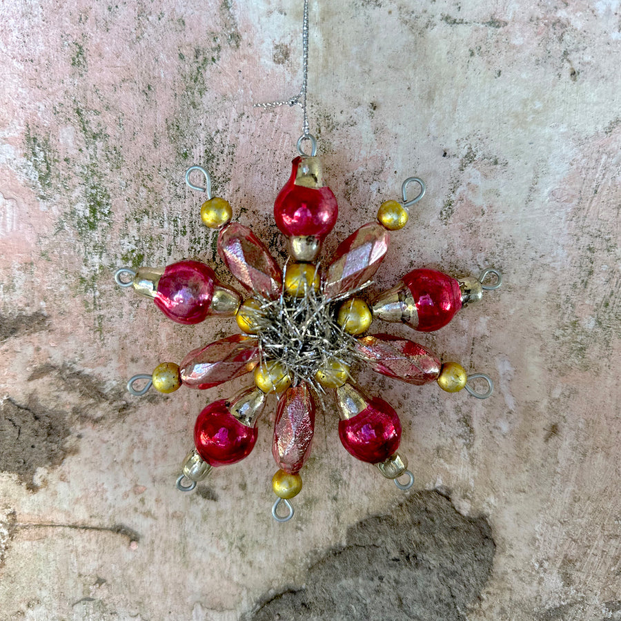 Vintage Pinwheel Ornaments - 3 Piece Set
