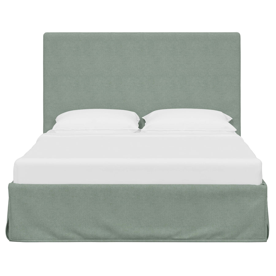Violet Slipcovered Bed