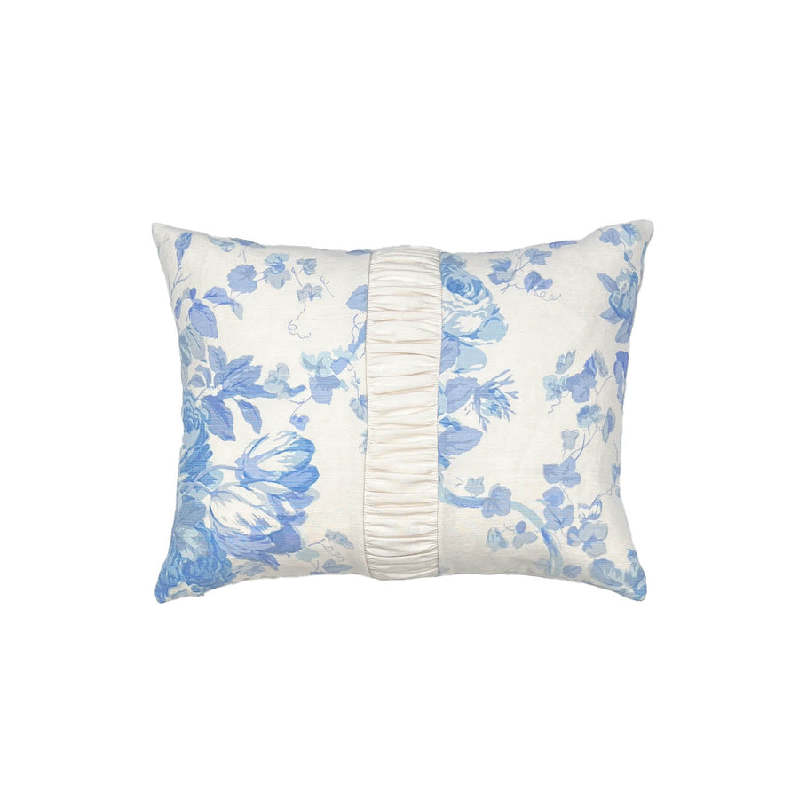 Rachel Ashwell x Bennison - Blue Porcelain Rose with RA Ruching  - 13