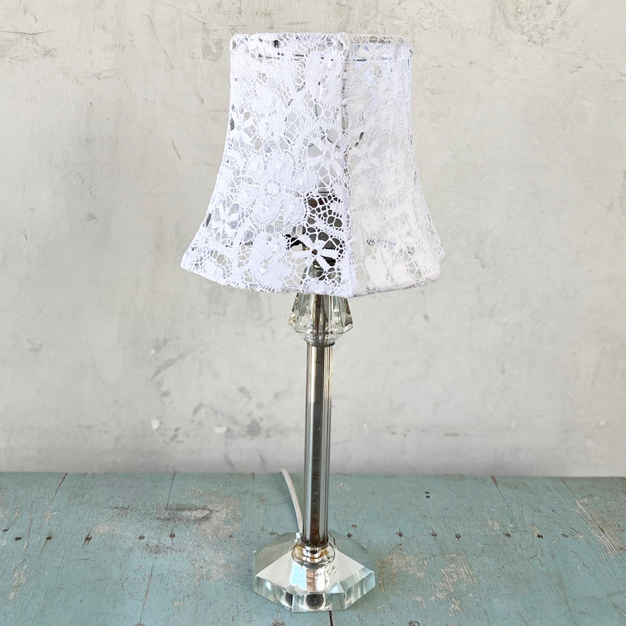 Vintage Fluted Glass Lamp 5 - Style#TX1020-149