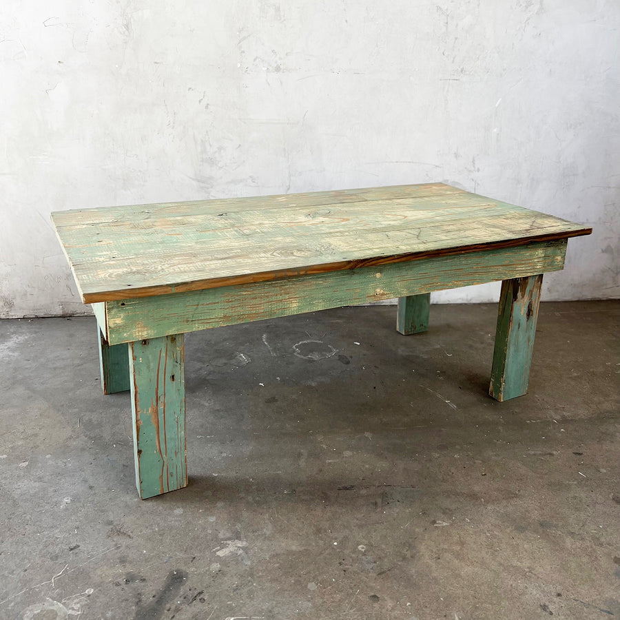Vintage Turquoise Coffee Table 1 - Style#NP22-01