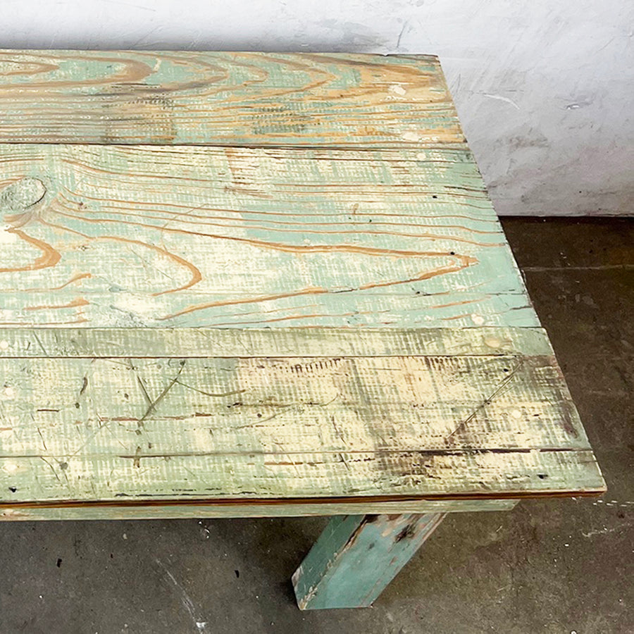Vintage Turquoise Coffee Table 1 - Style#NP22-01