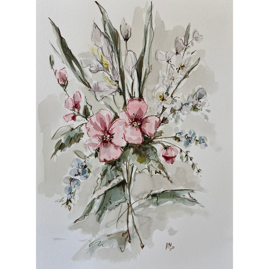 Ben Peck Whiston Original Painting - Wildflower 1