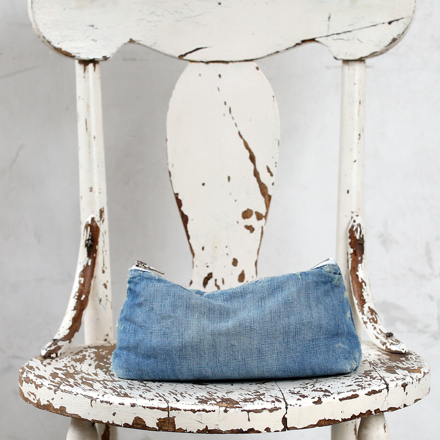 Matching Denim Jean Tote & Clutch Bag | Rachel Ashwell Clutch