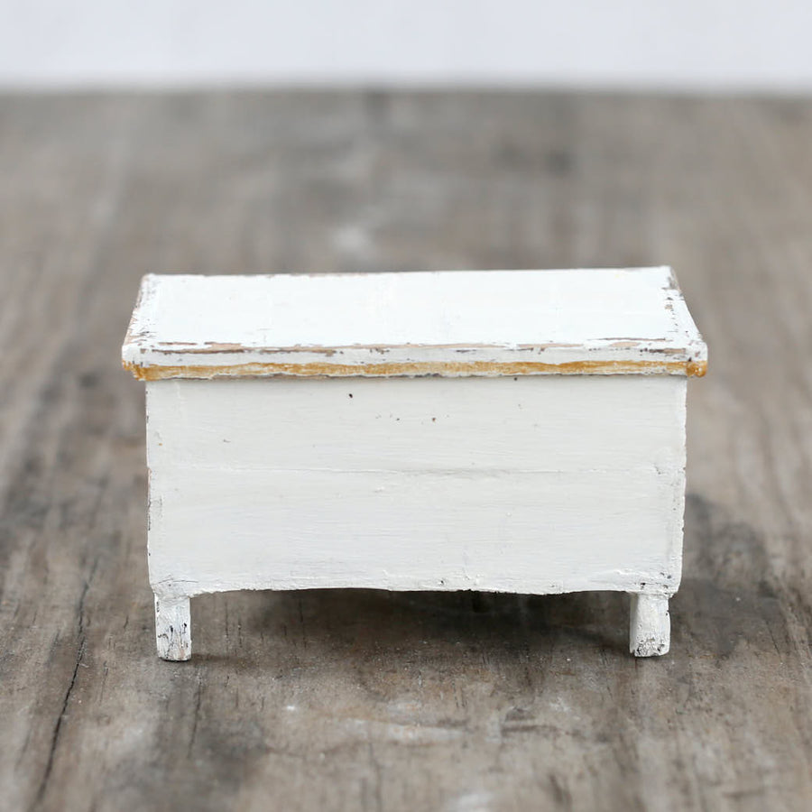 Dollhouse Furniture - Painted Spanish Trunk