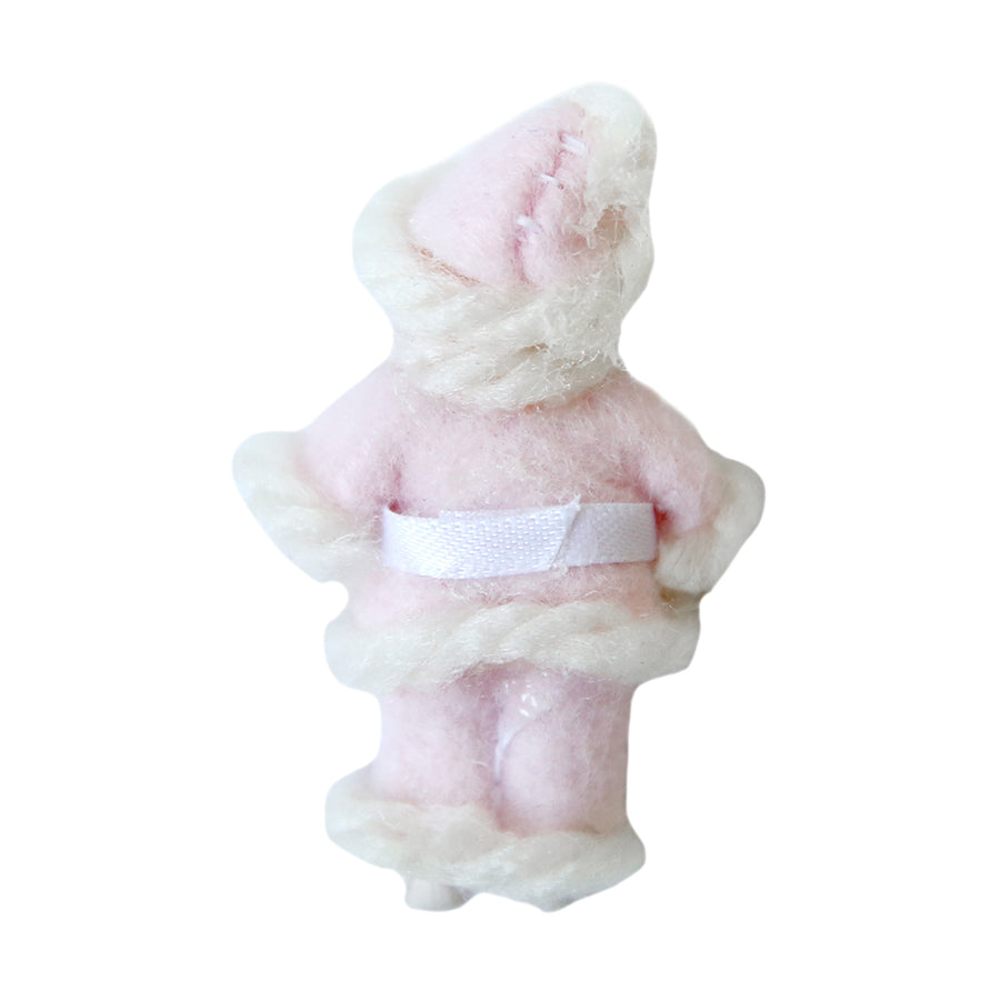 Dollhouse Furniture - Tiny Pink Santa