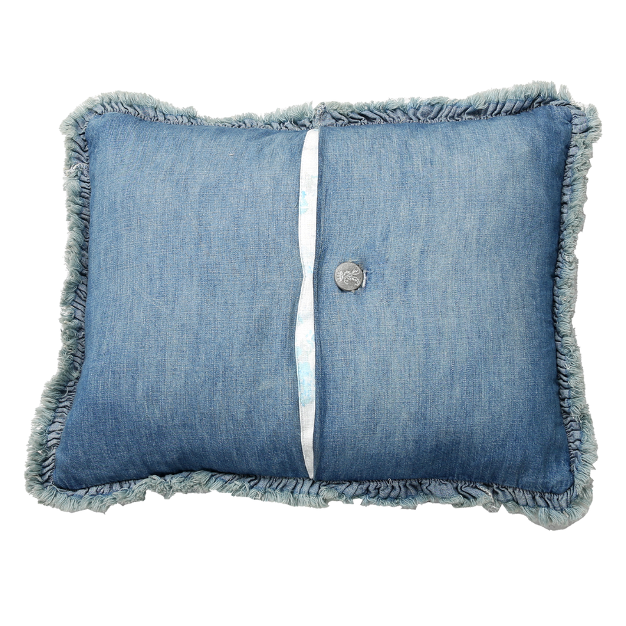 Faded Memories Denim Pillow