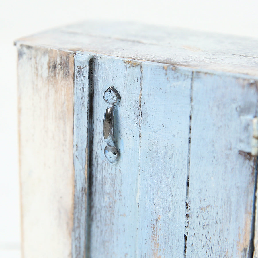 Dollhouse Furniture: Tiny Harley Blue Sideboard