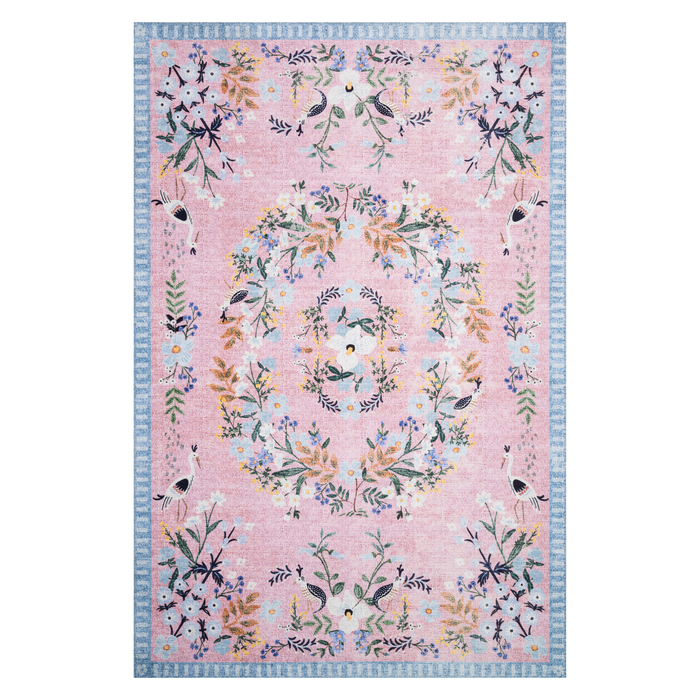 Power Loomed Rug - Rose Sky