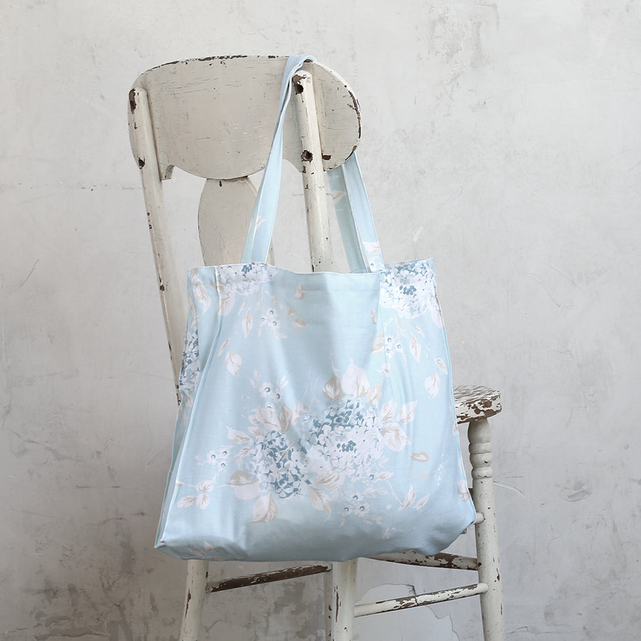 Blue Belle Hydrangea Oversized Tote